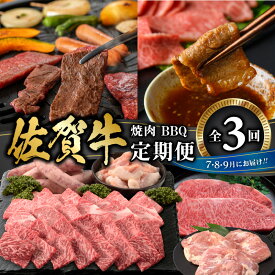 【ふるさと納税】佐賀牛　焼肉・BBQ定期便 ＼レビューキャンペーン実施中／