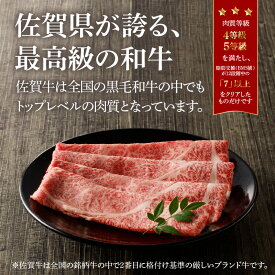 【ふるさと納税】中山牧場　佐賀牛ロース薄切り　500g（すき焼き・しゃぶしゃぶ用）