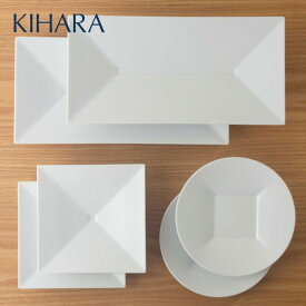 【ふるさと納税】【川上元美デザイン】Rin 角皿 & 丸皿 6枚セット【KIHARA】有田焼 食器 器 うつわ ペアセット 食器セット 皿 小皿 取皿 メイン皿 サラダ カルパッチョ 白 シンプル 電子レンジ対応 キハラ av006