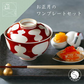 【ふるさと納税】有田焼 お正月のワンプレートコーディネート 6点セット【まるぶん】食器 器 うつわ 食器セット コーディネート 蓋物 お碗 小皿 豆皿 箸置き 箸置 カップ フリーカップ ハレの日 お祝い 食洗機対応 A80-61
