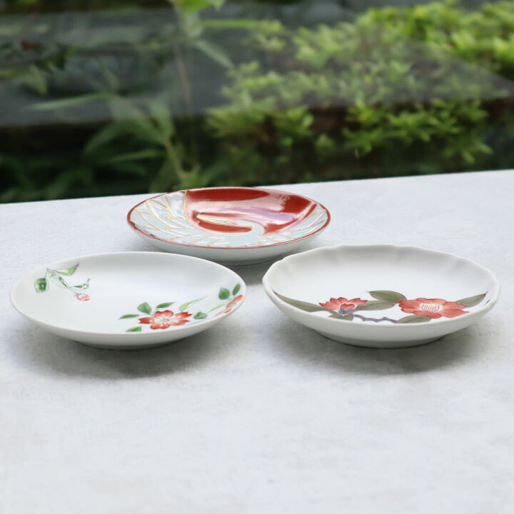 楽天市場】【ふるさと納税】有田焼 赤絵の豆皿3枚セット 【まるふく 