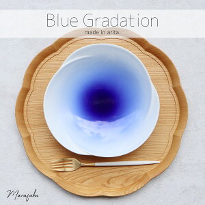 yӂ邳Ɣ[ŁzLc Blue Gradation Plate  u[ Of[V Ă̊ 19.4cm y܂ӂzpX^M H aH C  Mtgp ϔt dqWΉ H@Ή 12500~ 1