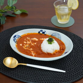 【ふるさと納税】有田焼 染付丸地紋楕円ボール 青雅堂 A30-67