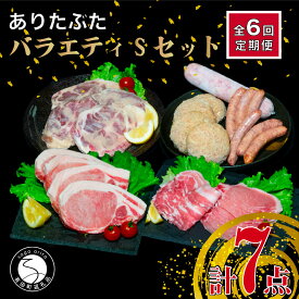 【ふるさと納税】【6回定期便 豚肉7種セット】ありたぶた バラエティSセット (豚肉7種) 6回 定期便 小分け 真空パック 豚肉 ロース バラ ウインナー ソーセージ ハンバーグ N150-7
