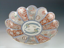 【ふるさと納税】有田焼 染錦金彩鳳凰 菊割親皿【深川製磁】とっておきの日 ハレの日 インテリア うつわ 職人 飾り皿 大皿 盛り皿 食器 A250-35