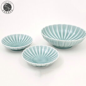 【ふるさと納税】有田焼 青磁 菊割セット【深川製磁】食器 器 うつわ 和食器 青磁釉 35000円 3.5万円 A35-494