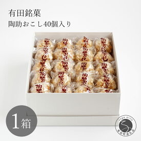 【ふるさと納税】有田銘菓 陶助おこし 40個入り【寿食品】 前田陶助堂 餅おこし やわらかい しょうが風味 手作り 伝統菓子 ギフト 和菓子 F17-2