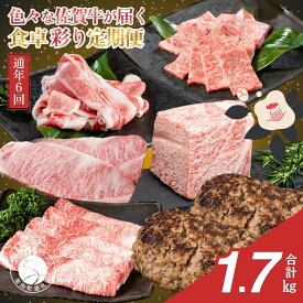 【ふるさと納税】【佐賀牛定期便！偶数月にお届け☆】食卓彩り定期便 通年6回コース【有田まちづくり公社】佐賀牛 牛肉 黒毛和牛 極上の佐賀牛 厳選 お肉 カルビ焼肉 ロースブロック バラスライス ロースステーキ しゃぶしゃぶ ハンバーグ 定期便 ギフト 贈答 10万円 N100-21