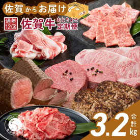 【ふるさと納税】【佐賀牛定期便！12ヶ月連続お届け☆】佐賀からおとりよせ定期便 12回コース【有田まちづくり公社】佐賀牛 牛肉 黒毛和牛 極上の佐賀牛 厳選 お肉 しゃぶしゃぶ ローストビーフ カルビ ヒレ ハンバーグ 切落とし すき焼き 定期便 ギフト 贈答 20万円 N200-9