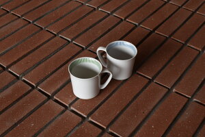 【ふるさと納税】1616/ PC Mug Blue & Green セット【1616/arita japan】有田焼 食器 カップ マグカップ ブルー グリーン シンプル A30-593