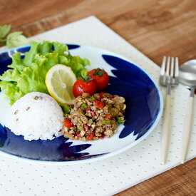 【ふるさと納税】伯父山 菊の馨 26cm丸プレート 有田焼 皿 食器 A24-33