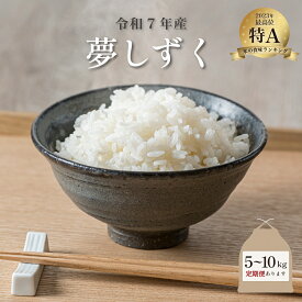 【ふるさと納税】令和7年産 夢しずく ＜選べる5kg・10kg・定期便＞／米 お米 返礼品 飯 ごはん 弁当 銘柄米 白米 県産米 佐賀県産 国産米 精米 ブランド米 おにぎり 国産 食品 人気 おすすめ ふるさと納税米 精白米 主食 ご飯 kg