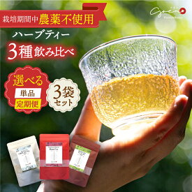 【ふるさと納税】【選べる回数】3種のハーブティーセット 計3袋 ( 3種×各1袋 ) 単品 or 定期便 【Goenヘルス&ビューティー】 [HBQ002]