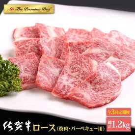 【ふるさと納税】【全3回定期便】佐賀牛 A5 ロース 400g ( 焼肉用 ) 【山下牛舎】 [HAD093] / 牛肉 焼肉 BBQ 食品 精肉 肉 お肉 定期便 定期 ロース 肩ロース 冷凍 送料無料 国産 佐賀県 江北町 57000 57000円