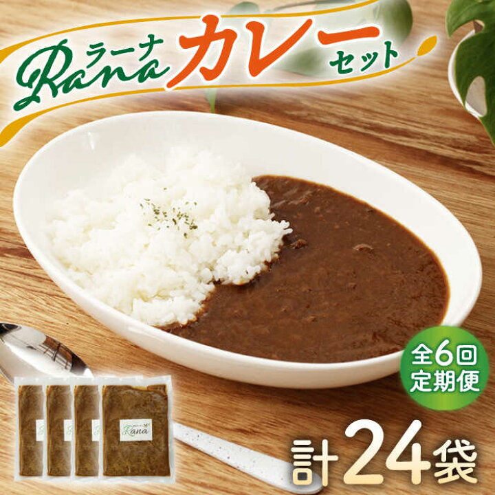 楽天市場】【ふるさと納税】【全6回定期便】Ranaカレー 4袋セット 
