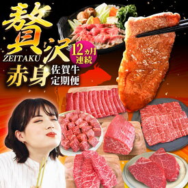 【ふるさと納税】【牧場直送】【12回定期便】佐賀牛 贅沢 赤身 定期便【佐賀セントラル牧場】佐賀牛 黒毛和牛 贅沢 A4 A5 肉 お肉 ランキング 人気 おすすめ 冷凍 ギフト 佐賀県 白石町 [IAH085]