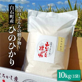 【ふるさと納税】令和5年産 特別栽培米 ひのひかり 10kg 白米～山口さんちの贈り物～【y'scompany】米 コメ お米 佐賀県産 白石町産 [IAS009]