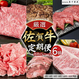 【ふるさと納税】T31 佐賀牛 厳選！6回定期便 偶数月コース 【2月・4月・6月・8月・10月・12月発送】