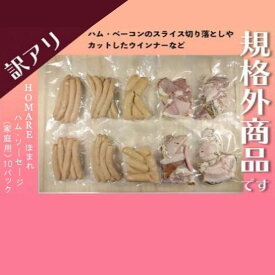 【ふるさと納税】 R-46 訳ありHOMARE（ほまれ）ハム・ソーセージ（家庭用）10パック 5回発送 各種150g ハム ソーセージ ウインナー 訳アリ 規格外 定期便 冷凍便 人気 シャルキュティエ田嶋 太良町 国産
