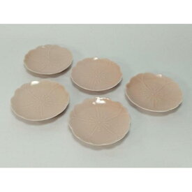 【ふるさと納税】【波佐見焼】φ9cm小皿5枚組 桃釉 【西海陶器】5 12843 | 食器 日用品 人気 おすすめ 送料無料