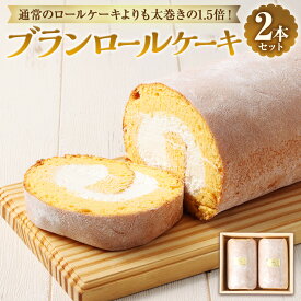 【ふるさと納税】【7営業日以内発送】ブランロールケーキ 2本セット 計約860g ロールケーキ スイーツ デザート お菓子 洋菓子 冷凍 長崎県 長崎市 送料無料
