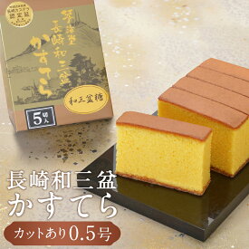 【ふるさと納税】【7営業日以内発送】カットあり 長崎和三盆かすてら0.5号 | 琴海堂 ザラメ 和三盆 カット済み カステラ お菓子 和菓子 おやつ スイーツ 長崎名物 お取り寄せ 長崎県 長崎市 送料無料