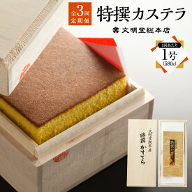 【ふるさと納税】【全3回定期便】特撰カステラ 1号 1セット 菓子 ギフト カステラ 焼き菓子 お菓子 スイーツ 和菓子 かすてら デザート おやつ 長崎