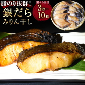 【ふるさと納税】【7営業日以内発送】銀だらみりん干し 3～10枚入 ( 1枚 約200g / 計 約600g～2kg ) | 銀鱈 銀ダラ ぎんだら 鱈 たら みりん 味醂 みりん干し 味醂干し 干物 魚介 海産物 魚 惣菜 お取り寄せ 個包装 冷凍 長崎県 長崎市 送料無料