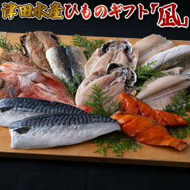 【ふるさと納税】干物 ギフト 詰め合わせ ひものギフト「凪」 7種 計13枚 あじ かます もちうお いわし さば 銀ひらす あらかぶ 贈答用 のし対応 包装可 海産物 冷凍 津田水産 佐世保市