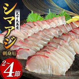 【ふるさと納税】 【 産地直送 】 厳選 シマアジ 選べる 2～4節 下処理済み 刺身 大人気 高級 魚 新鮮 フィーレ 九十九島産 トロ シマアジ 縞鯵 冷凍 海鮮 魚介 さしみ 海鮮丼 漬け丼 にもオススメ アジ 鯵 ヤマサ水産 長崎県 佐世保市