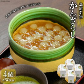 【ふるさと納税】 BF052【秘密のケンミンSHOWで話題！】島原名物「かんざらし」4個セット 【 グレーテルのかまど 寒ざらし スイーツ お菓子 おやつ 長崎県 島原市 送料無料 】