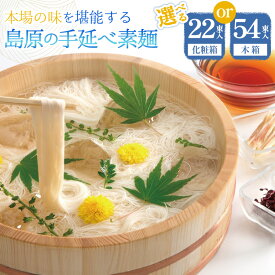 【ふるさと納税】 そうめん 本場の味を堪能する 島原の手延べ素麺 選べる内容量 [ そうめん 素麺 手延べ素麺 夏 簡単調理 時短 ギフト お中元 贈り物 贈答品 めんの山一 長崎県 島原市 422037037 ] レビューキャンペーン