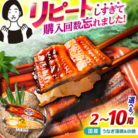 【ふるさと納税】【お歳暮ギフト】【最速発送】＜諫早淡水＞うなぎ蒲焼&白焼きセット 計2~10尾 / うなぎ ウナギ 鰻 unagi 蒲焼き 蒲焼 かばやき 白焼き 白焼 国産 冷凍 小分け / 諫早市 / 活うなぎ問屋 諫早淡水 [AHAT002] 最短 最速 スピード 発送