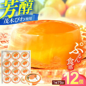 【ふるさと納税】【お中元対象】長崎特産「茂木びわゼリー」(12個入り) / びわゼリー ゼリー びわ ビワ 枇杷 / 諫早市 / 橋本屋本舗 [AHCP001]