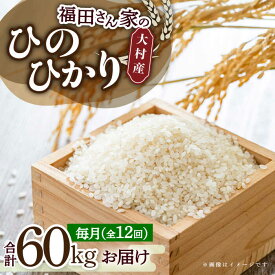 【ふるさと納税】【令和7年度産】【全12回定期便】お米5kg 定期便コース / 米 おこめ お米 白米 / 大村市 / 一般社団法人大村市物産振興協会[ACAB143]