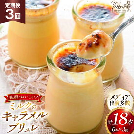 【ふるさと納税】キャラメル ブリュレ プリン 6種×1個 計6個 セット 3回 定期便 総計18個 [心優-Cotoyu Sweets- 長崎県 平戸市 hr42bgy420116] なめらか 生キャラメル パンナコッタ カラメル ご褒美