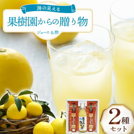 【ふるさと納税】果物 オレンジ 果樹園からの贈り物 2種 セット [善果園 長崎県 平戸市 hr42bgy420172] みかん ジュース 夏香 美柑酢