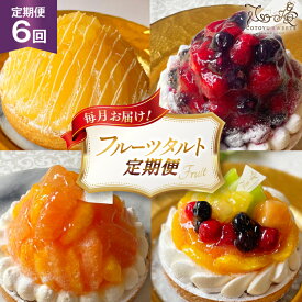 【ふるさと納税】フルーツ タルト 1ホール 14cm 6回 定期便 総計6ホール [心優-Cotoyu Sweets- 長崎県 平戸市 hr42bgy420473] 果物 桃 ブルーベリー りんご ケーキ たっぷり チーズケーキ スイーツ ご褒美 誕生日
