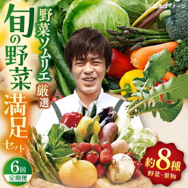 【ふるさと納税】＜全6回定期便＞【ソムリエ厳選】安心の地元野菜と果物のお任せセット 平戸市 / ひらど新鮮市場 [KAB160] 野菜 キャベツ アスパラガス きゅうり ナス 大根 かぶ ミニトマト 玉ねぎ いちご 6回 定期便