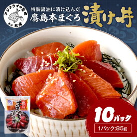 【ふるさと納税】＼母の日・父の日／鷹島産本まぐろ 特製醤油に漬け込んだ本まぐろ漬け丼10パック【C5-041】 本マグロ 鷹島産 海鮮 まぐろ 漬け丼 魚介類 大トロ 中トロ 赤身海 松浦 海鮮丼 丼 時短 セット 本格的 ギフト