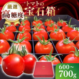 【ふるさと納税】厳選!高糖度 あま壱岐トマト 約600~700g 《壱岐市》【壱岐の潮風】 トマト 野菜 完熟 高糖度 ギフト プレゼント 贈り物 産地直送 常温配送 19000 19000円[JAE010]