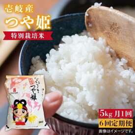 【ふるさと納税】【全6回定期便】壱岐産米 つや姫 5kg《壱岐市》【壱岐市農業協同組合】 [JBO057] 米 お米 ご飯 ごはん 白米 お弁当 朝食 常温 定期便 100000 100000円 10万円