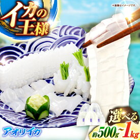 【ふるさと納税】★お中元 配送★【冷凍】 アオリイカ 刺身用 500g / 1kg 水烏賊 《壱岐市》【一支國屋】[JCC023] いか イカ 烏賊 海鮮 魚介 刺身 刺し身 お刺身 いか刺身 イカ刺し 甘い 甘味 旨味 柔らかい 肉厚 コリコリとした食感 歯応え 一本釣り