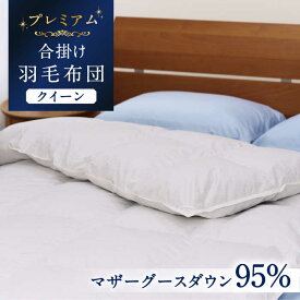 【ふるさと納税】【クイーン】【プレミアム】 羽毛布団 合掛け マザーグースダウン95％ ダウンパワー440dp以上 《壱岐市》【富士新幸九州】 [JDH073] プレミアムゴールドラベル 布団 ふとん 羽毛ふとん 合掛 羽毛 ダウン クイーン 360000 360000円