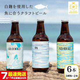 【ふるさと納税】【お歳暮対象】【年内発送】 クラフトビール 330ml 6本（3種類×2本）《壱岐市》【ISLAND BREWERY】 [JED004] 飲み比べセット 酒 アルコール ビール セット 詰め合わせ 18000 18000円 冷蔵配送