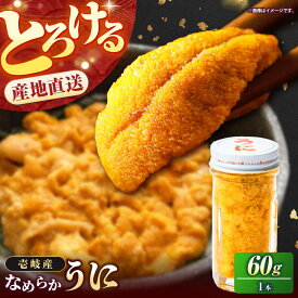 【ふるさと納税】壱岐の生うに 60g×1本《壱岐市》【大幸物産】[JEH026] 生うに ウニ うに 雲丹 ムラサキウニ 紫うに 海鮮 魚介 17000 17000円