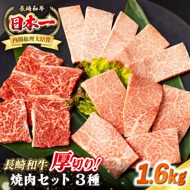 【ふるさと納税】【A4〜A5ランク】長崎和牛 焼肉セット 1.6kg (モモ600g・肩ロース400g・カルビ600g)《壱岐市》【シュシュ】 牛 牛肉 和牛 国産 長崎和牛 焼肉 焼き肉 焼肉用 モモ ロース カルビ 冷凍配送 小分け[JGE027]