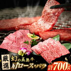 五島牛 焼肉セット 肩ロース バラ 700g BBQ 五島市/ごとう農業協同組合 [PAF001]