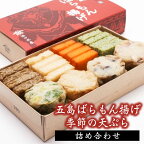 【出荷日限定】【一斉出荷】旬の魚と野菜が楽しめる！ばらもん揚げと季節の天ぷらの詰め合わせ かまぼこ おつまみ 旬 セット 【浜口水産】[PAI009]