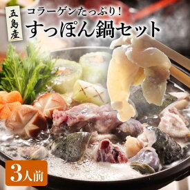 【ふるさと納税】【コラーゲンたっぷりお肌つるつる】おうちでお手軽！ すっぽん鍋セット 3人前 / カット済【丸隆すっぽん養殖場】[PBL002] スッポン 美容 コラーゲン 鍋